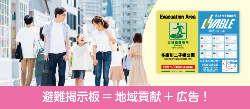 ハザード、防災マップ、避難掲示板